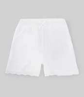 Polo Ralph Lauren Little Girls 2T-6X Eyelet-Embroidered Voile Shorts