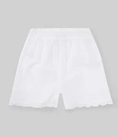 Polo Ralph Lauren Little Girls 2T-6X Eyelet-Embroidered Voile Shorts