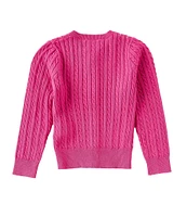 Polo Ralph Lauren Little Girls 2T-6X Long-Sleeve Cable-Knit Sweater