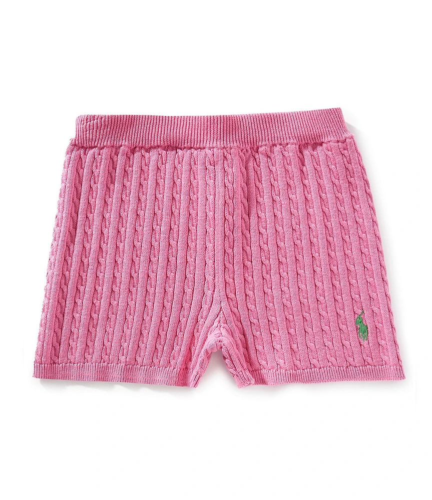 Polo Ralph Lauren Little Girls Mini-Cable Bike Shorts