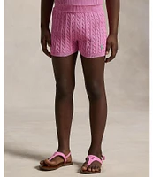 Polo Ralph Lauren Little Girls Mini-Cable Bike Shorts