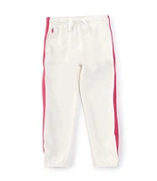 Polo Ralph Lauren Little Girls 2T-6X Piece-Striped French Terry Jogger Pants