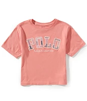 Polo Ralph Lauren Big Girls Short-Sleeve Logo Boxy Jersey T-Shirt