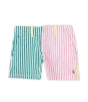 Polo Ralph Lauren Little Girls 2T-6X Striped Fun Shorts