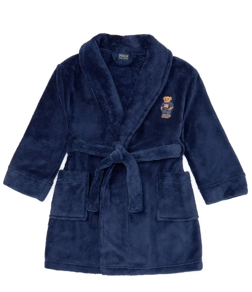 Polo Ralph Lauren Little Kids 2T-7 Polo Bear Patch Terry Robe