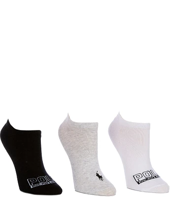 Polo Ralph Lauren Logo Liner Socks, 3 Pack