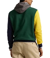 Polo Ralph Lauren Long Sleeve Logo Color-Blocked Double-Knit Hoodie