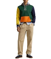 Polo Ralph Lauren Long Sleeve Logo Color-Blocked Double-Knit Hoodie