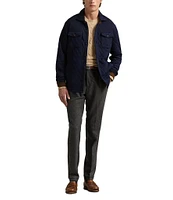 Polo Ralph Lauren Long Sleeve Quilted Double-Knit Jersey Overshirt