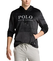 Polo Ralph Lauren Long Sleeve Velour Pullover Lounge Hoodie