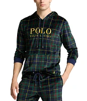 Polo Ralph Lauren Long Sleeve Velour Pullover Lounge Hoodie