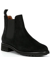 Polo Ralph Lauren Men's Bryson Waxed Suede Chelsea Boots