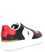 Polo Ralph Lauren Men's Masters Court Retro Leather Sneakers