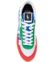 Polo Ralph Lauren Men's Bold Colorblock Suede Train 89 Sneakers