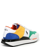 Polo Ralph Lauren Men's Suede Colorblock Train 89 Sneakers