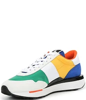 Polo Ralph Lauren Men's Suede Colorblock Train 89 Sneakers