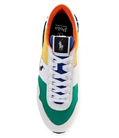 Polo Ralph Lauren Men's Suede Colorblock Train 89 Sneakers