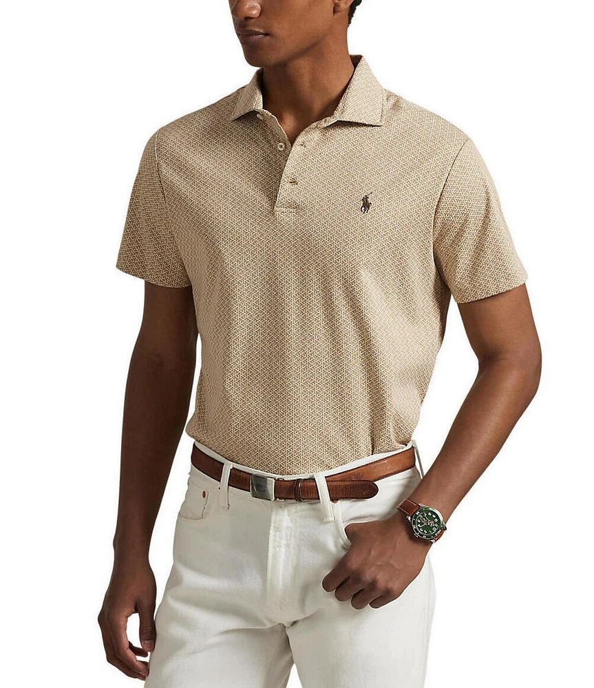 Polo Ralph Lauren Mini Horseshoe Print Short Sleeve Polo Shirt