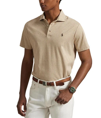 Polo Ralph Lauren Mini Horseshoe Print Short Sleeve Polo Shirt