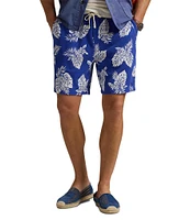 Polo Ralph Lauren Monstera-Print Spa Terry 7.5#double; Inseam Shorts