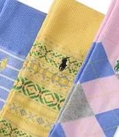 Polo Ralph Lauren Pastel Dress Socks 3-Pack