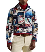 Polo Ralph Lauren Patchwork Ski Print Fleece Hoodie