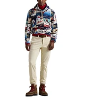 Polo Ralph Lauren Patchwork Ski Print Fleece Hoodie