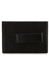 Polo Ralph Lauren Pebbled Leather Card Case With Money Clip