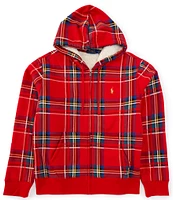 Polo Ralph Lauren Plaid Pile Fleece Hoodie