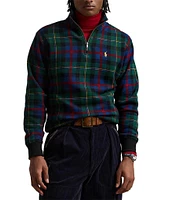 Polo Ralph Lauren Plaid Suede Fleece Pullover