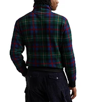 Polo Ralph Lauren Plaid Suede Fleece Pullover