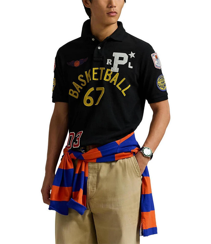 Polo Ralph Lauren Polo Basketball Mesh Short Sleeve Polo Shirt