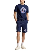 Polo Ralph Lauren Print Shop Fleece 9#double; Inseam Shorts