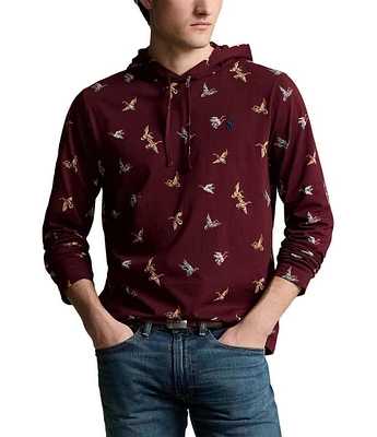 Polo Ralph Lauren Printed Long Sleeve Hooded T-Shirt