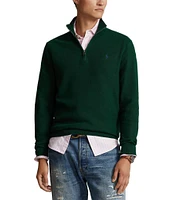 Polo Ralph Lauren Quarter-Zip Mesh-Knit Sweater