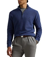 Polo Ralph Lauren Quarter-Zip Mesh-Knit Sweater