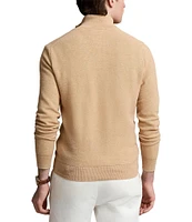 Polo Ralph Lauren Quarter-Zip Mesh-Knit Sweater