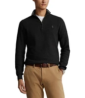 Polo Ralph Lauren Quarter-Zip Mesh-Knit Sweater