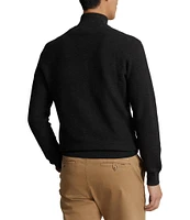 Polo Ralph Lauren Quarter-Zip Mesh-Knit Sweater