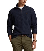 Polo Ralph Lauren Quarter-Zip Mesh-Knit Sweater