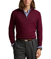 Polo Ralph Lauren Quarter-Zip Mesh-Knit Sweater