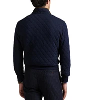 Polo Ralph Lauren Quilted Long Sleeve Double-Knit Jersey Pullover