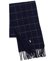 Polo Ralph Lauren Reversible Windowpane Scarf