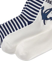 Polo Ralph Lauren RL Anchor 2-Pack Crew Sock