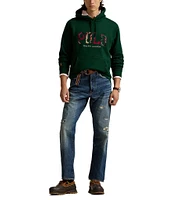 Polo Ralph Lauren RL Plaid Logo Fleece Hoodie