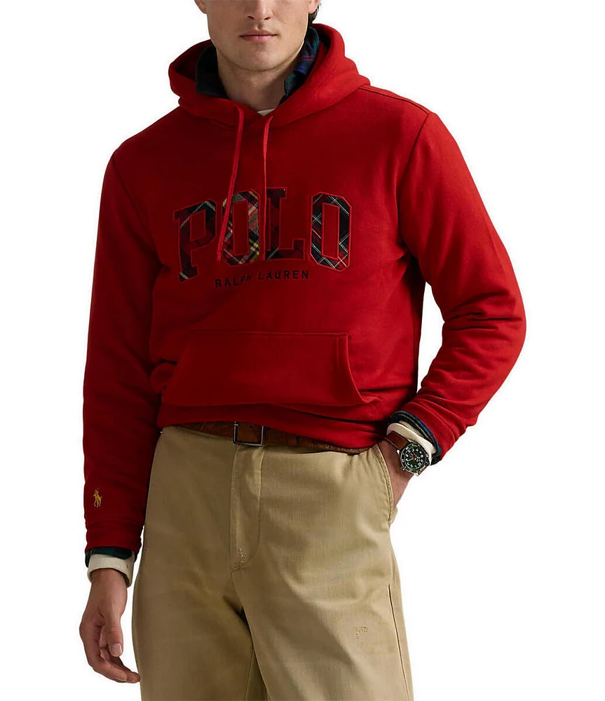 Polo Ralph Lauren RL Plaid Logo Fleece Hoodie