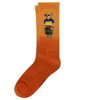 Polo Ralph Lauren Rl Surf Club Bear Crew Socks