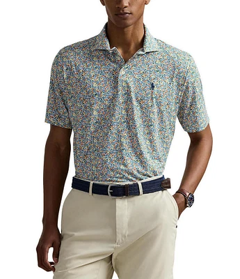 Polo Ralph Lauren RLX Classic Fit Mini Floral Print Performance Stretch Short Sleeve Polo Shirt