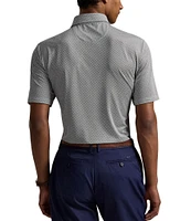 Polo Ralph Lauren RLX Golf Classic Fit Diamond Print Performance Stretch Short Sleeve Polo Shirt