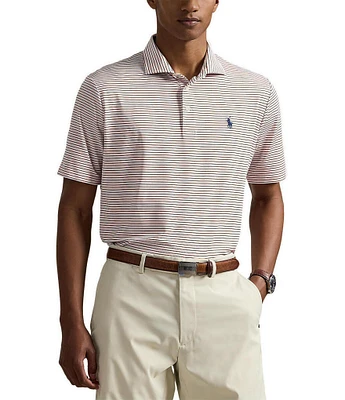 Polo Ralph Lauren RLX Golf Classic Fit Stripe Performance Stretch Short Sleeve Polo Shirt